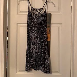 Spaghetti strap dress with cute back